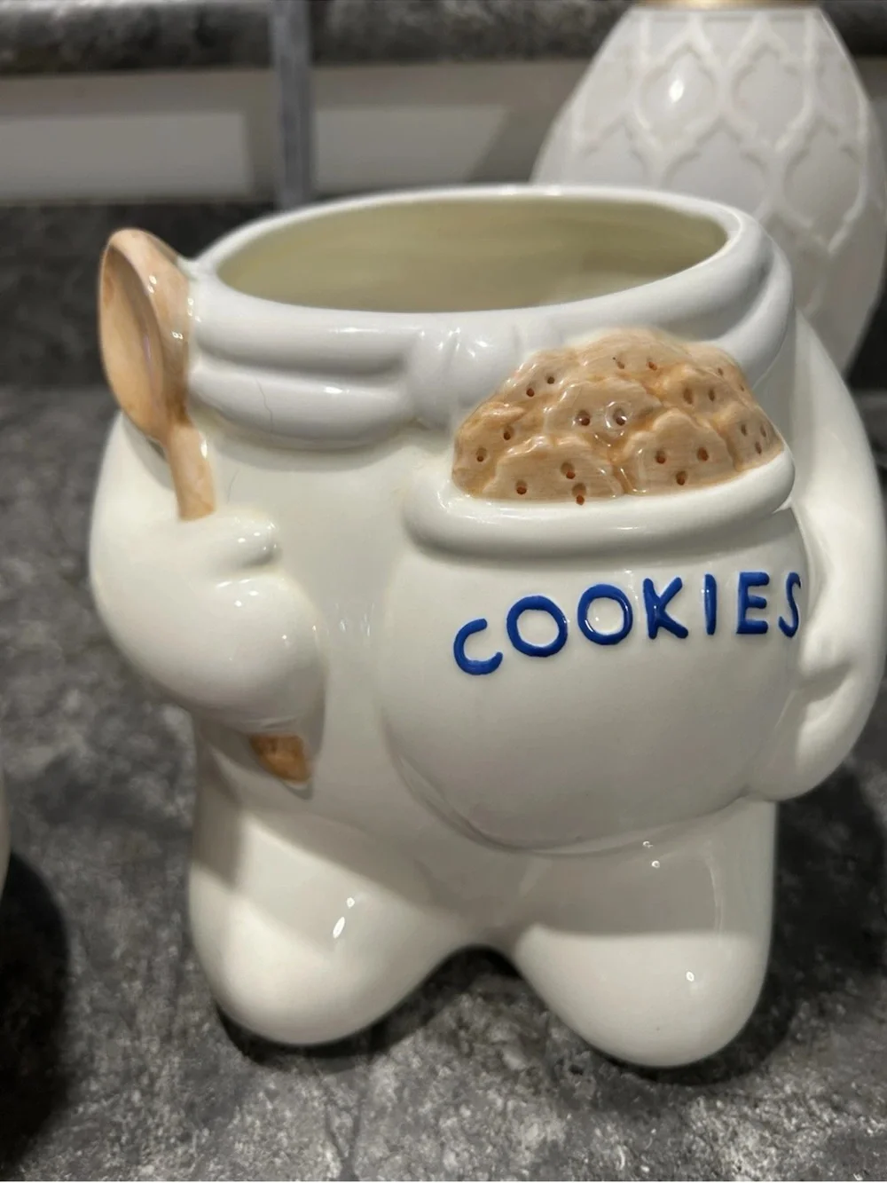 Vintage 1999 Pillsbury Doughboy Giggling Cookie Jar